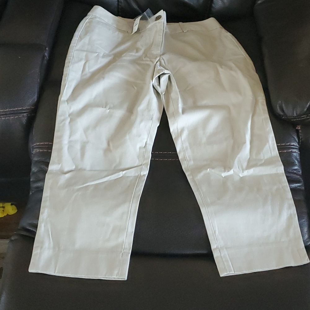 Talbots 6P Khaki Pants NWT